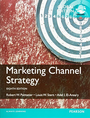Beispielbild fr Marketing Channel Strategy zum Verkauf von Books Puddle