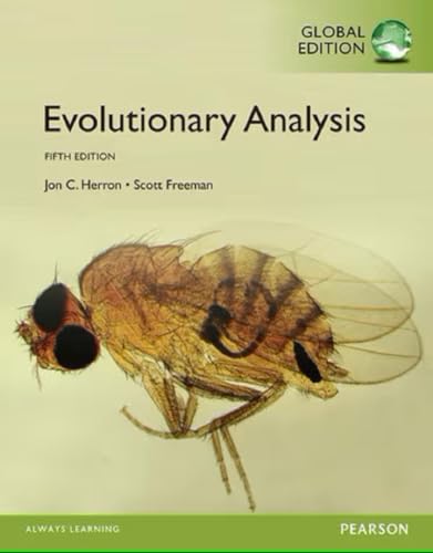 Beispielbild fr Evolutionary Analysis, Global Edition zum Verkauf von Monster Bookshop