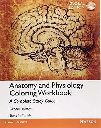 9781292061290: Anatomy and Physiology Coloring Workbook: A Complete Study Guide, Global Edition