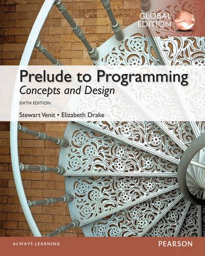 9781292061535: Prelude to Programming: Concepts and Design, Global Edition