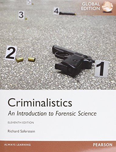 Imagen de archivo de Criminalistics: An Introduction to Forensic Science, Global Edition a la venta por WorldofBooks