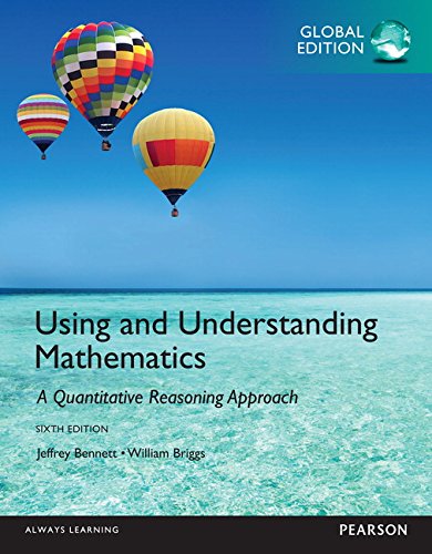 9781292062303: Using and Understanding Mathematics: A Quantitative Reasoning Approach: Global Edition