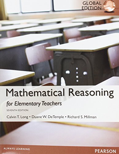 Stock image for Mathematical Reasoning for Elementary School Teachers,. for sale by Majestic Books