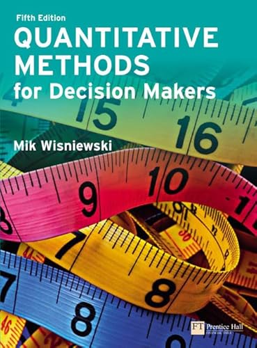 9781292064376: Quantitative Methods for Decision Makers