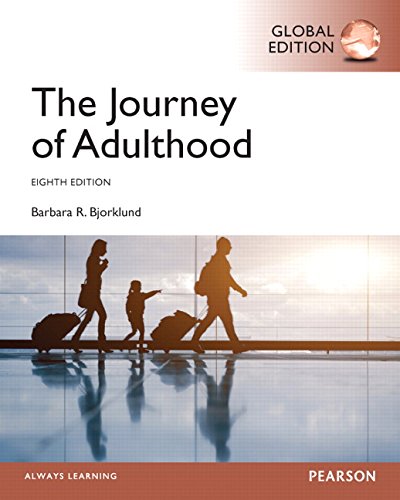 Beispielbild fr Journey of Adulthood, Global Edition [Paperback] Barbara R. Bjorklund zum Verkauf von Book Deals