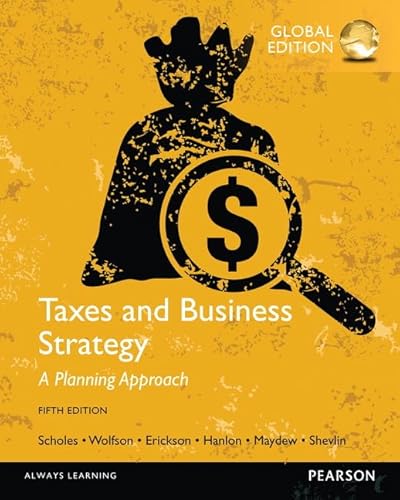 9781292065571: Taxes & Business Strategy: a planning approach