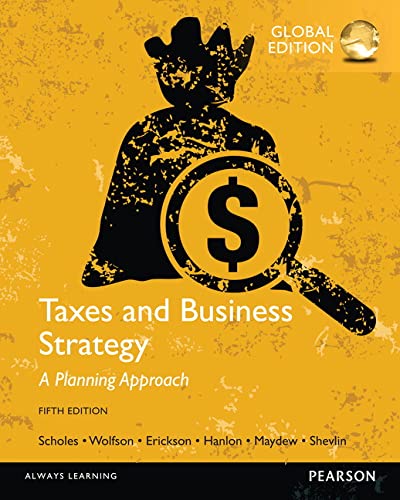 9781292065571: Taxes & Business Strategy: a planning approach
