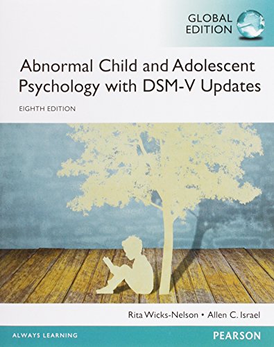 9781292066219: Abnormal Child and Adolescent Psychology with DSM-V Updates