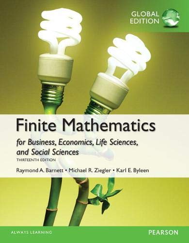 9781292066431: NEW MyMathLab -- AccessCard -- for Finite Mathematics for Business, Economics, Life Sciences and Social Sciences, Global Edition
