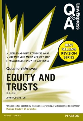 Beispielbild fr Law Express Question and Answer: Equity and Trusts(Q&A revision guide) (Law Express Questions & Answers) zum Verkauf von WorldofBooks
