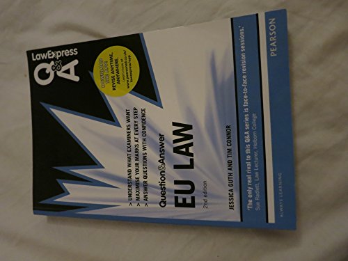 Beispielbild fr Law Express Question and Answer: EU Law (Q&A revision guide) (Law Express Questions & Answers) zum Verkauf von WorldofBooks