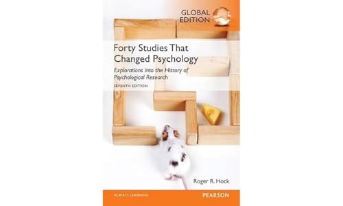 Beispielbild fr Forty Studies That Changed Psychology zum Verkauf von Monster Bookshop