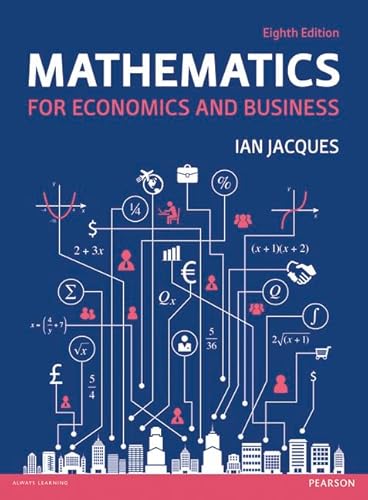 Imagen de archivo de Mathematics for Economics and Business (8th Edition) a la venta por Zoom Books Company