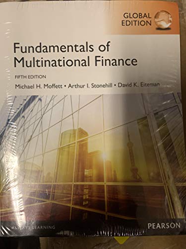 Imagen de archivo de Fundamentals of Multinational Finance, Global Edition a la venta por Jenson Books Inc