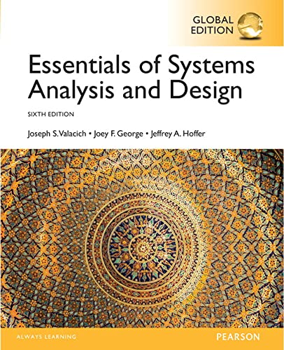 9781292076614: Essentials of Systems Analysis and Design, Global Edition