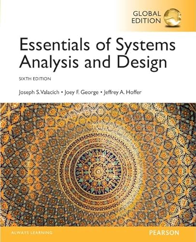 9781292076614: Essentials of Systems Analysis and Design, Global Edition