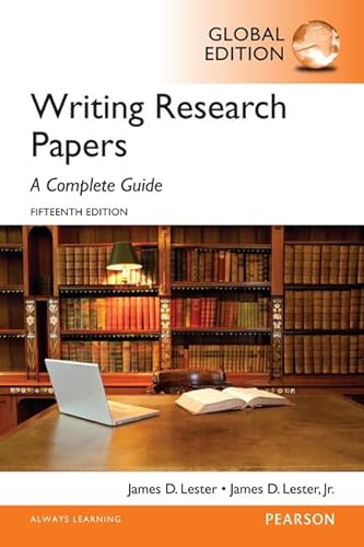 Guide to writing research papers
