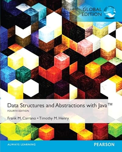 9781292077185: Data Structures and Abstractions with Java, Global Edition