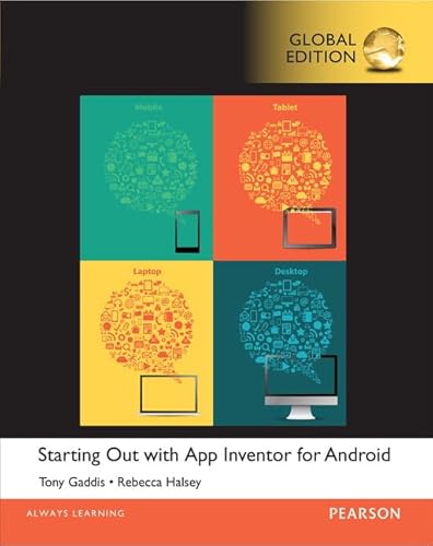 9781292080321: Starting Out With App Inventor for Android, Global Edition
