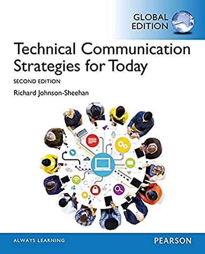 9781292080406: Technical Communication Strategies for Today, Global Edition