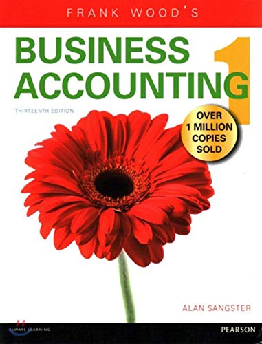 Imagen de archivo de Frank Wood's Business Accounting Volume 1 a la venta por Studibuch