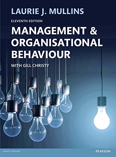 Beispielbild fr Management and Organisational Behaviour 11th edn zum Verkauf von WorldofBooks
