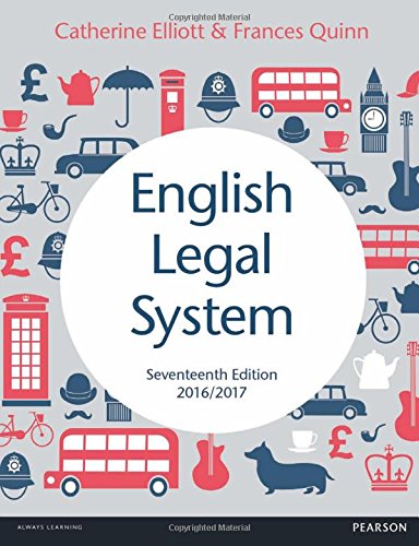 9781292089140: English Legal System: 2016/17 Edition