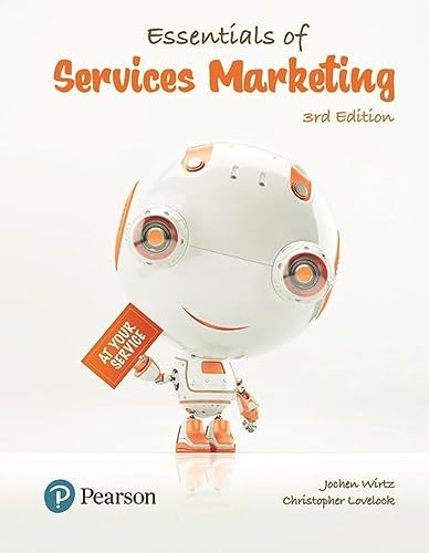 Imagen de archivo de Essentials of Services Marketing: Wirtz Essentials of Services Marketing, Global Edition 3 a la venta por Books Unplugged