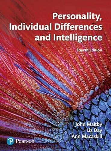 9781292090511: Personality, Individual Differences and Intelligence