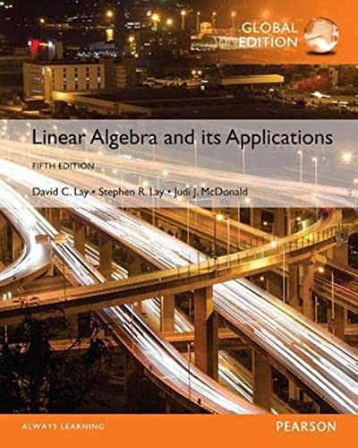 9781292092232: Linear Algebra and Its Applications, Global Edition