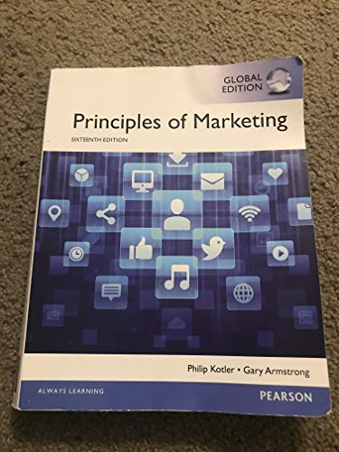 Stock image for Principles of Marketing for sale by Buchpark