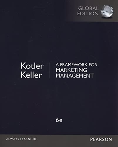 Stock image for A Framework for Marketing Management: European Edition for sale by Goldstone Books