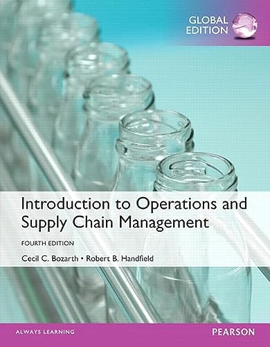 Imagen de archivo de Introduction to Operations and Supply Chain Management, Global Edition a la venta por HPB-Red