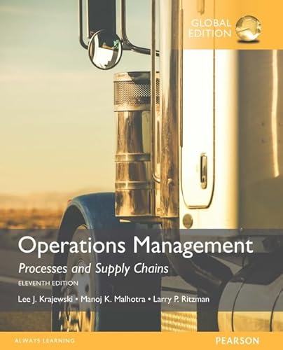 9781292093864: Operations Management: Processes and Supply Chains, Global Edition