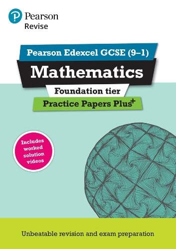 Stock image for REVISE Edexcel GCSE (9-1) Mathematics Foundation Practice Papers Plus: for the (9-1) qualifications (REVISE Edexcel GCSE Maths 2015) for sale by AwesomeBooks
