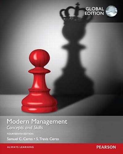 9781292096650: Modern Management: Concepts and Skills, Global Edition