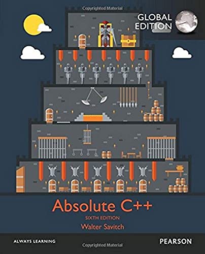 9781292098593: Absolute C++, Global Edition