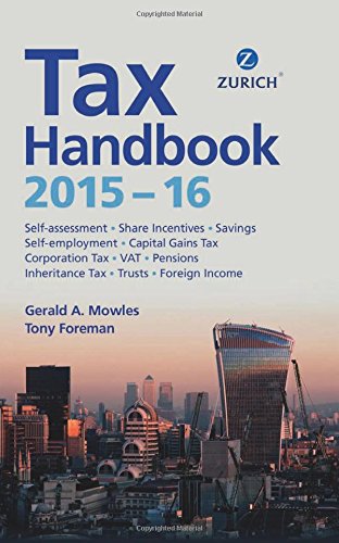 Stock image for Zurich Tax Handbook 2015-16 for sale by Greener Books