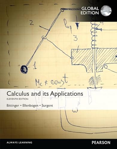 Beispielbild fr Calculus and Its Applications, Global Edition zum Verkauf von Better World Books