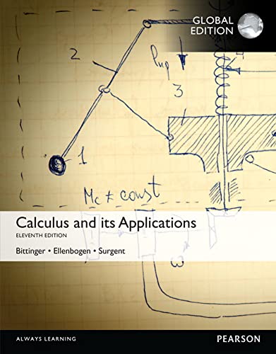 9781292100241: Calculus And Its Applications, Global Edition