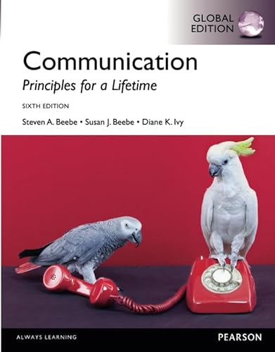Stock image for Communication: Principles for a Lifetime (Pear06) for sale by medimops