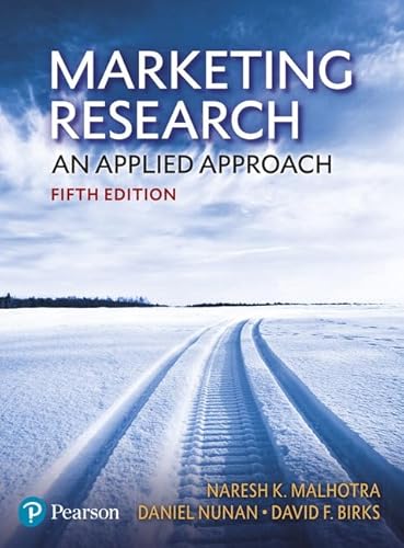 Stock image for Marketing Research : An Applied Approach for sale by Better World Books Ltd