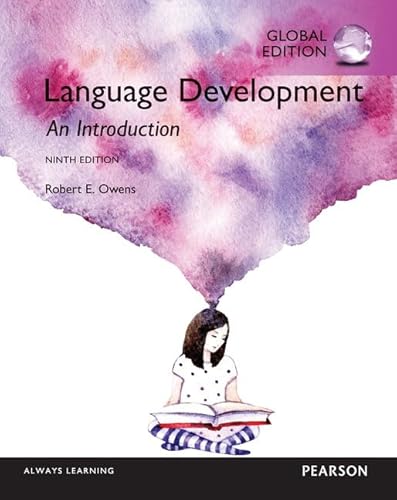 9781292104423: Language Development An Introduction, Global Edition: An Introduction, Global Edition