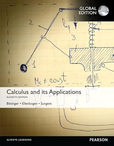 9781292105857: Calculus And Its Applications, OLP with eText, Global Edition