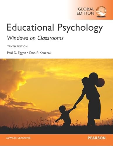 Stock image for Educational Psychology: Windows on Classrooms, Global Edition for sale by ThriftBooks-Dallas