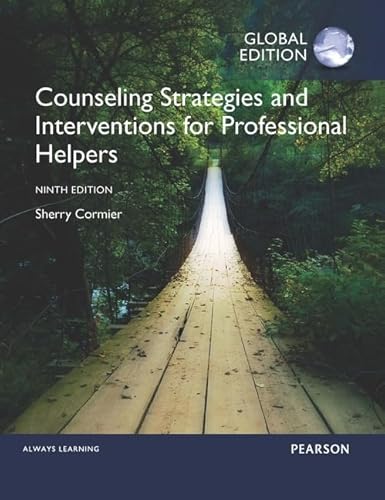 Imagen de archivo de Counseling Strategies and Interventions for Professional Helpers Global Edition a la venta por Inspire Trading