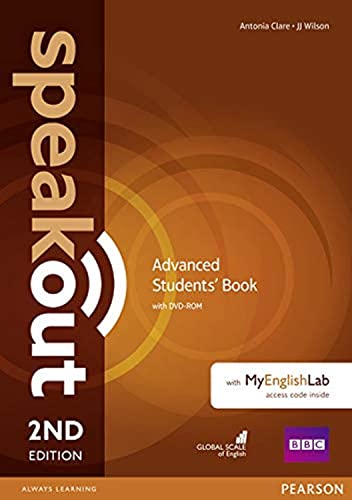 Imagen de archivo de Speakout Advanced 2nd Edition Students* Book with DVD-ROM and MyEnglishLab Access Code Pack a la venta por dsmbooks