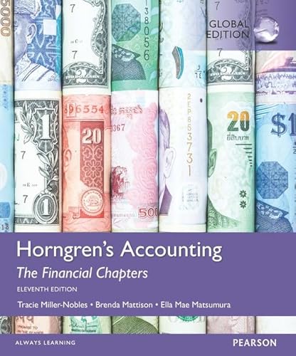 Stock image for Horngren's Accounting, The Financial Chapters, Global Edition for sale by Books Unplugged