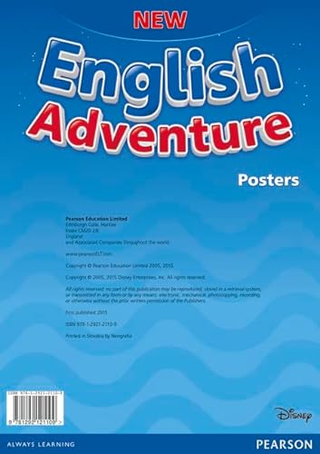 9781292121109: New English Adventure PL Starter/GL Starter A Posters