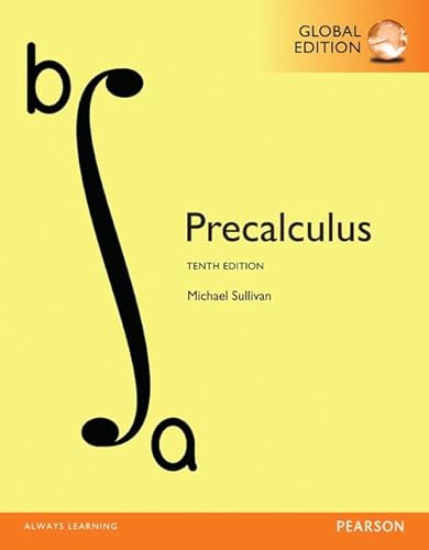 9781292121895: Precalculus, with Pearson MyLab Mathematics, Global Edition